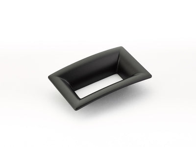 Schaub Finestrino 2-1/2" C-C Flared Rectangle Pull in Matte Black
