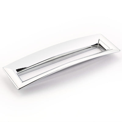 Schaub Finestrino 6-5/16" C-C Flared Rectangle Pull in Polished Chrome