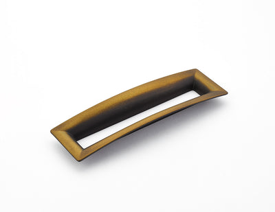 Schaub Finestrino 6-5/16" C-C Flared Rectangle Pull in Burnished Bronze