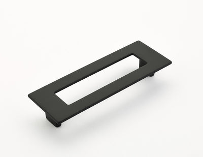 Schaub Finestrino 5-1/16" C-C Flat Rectangle Pull in Matte Black