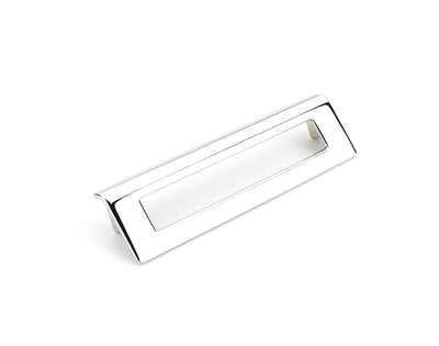 Schaub Finestrino 6-5/16" C-C Angled Rectangle Pull in Polished Chrome