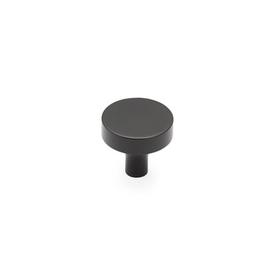Schaub Haniburton 1-1/4" Round Knob in Matte Black
