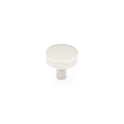 Schaub Haniburton 1-1/4" Round Knob in Polished Nickel