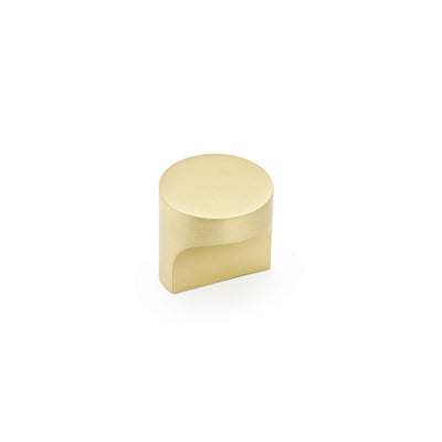Schaub Haniburton 1-1/4" Round T-Knob in Satin Brass