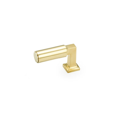 Schaub Haniburton 2" Finger Pull in Unlacquered Brass