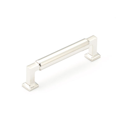 Schaub Haniburton 4" C-C Pull in Polished Nickel