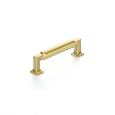 Schaub Haniburton 3-1/2" C-C Pull in Satin Brass