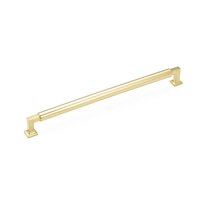 Schaub Haniburton Appliance Pulls 15" C-C Appliance Pull in Unlacquered Brass
