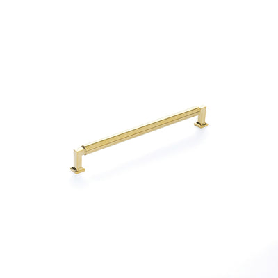 Schaub Haniburton 10" C-C Pull in Unlacquered Brass