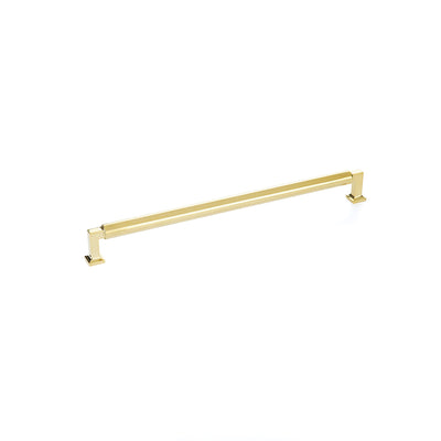 Schaub Haniburton 12" C-C Pull in Unlacquered Brass