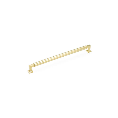 Schaub Haniburton Appliance Pulls 12" C-C Appliance Pull in Unlacquered Brass