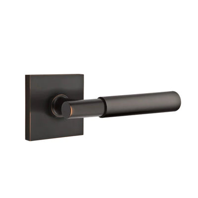 Emtek Myles Lever with Square Rosette in Oil Rubbed Bronze