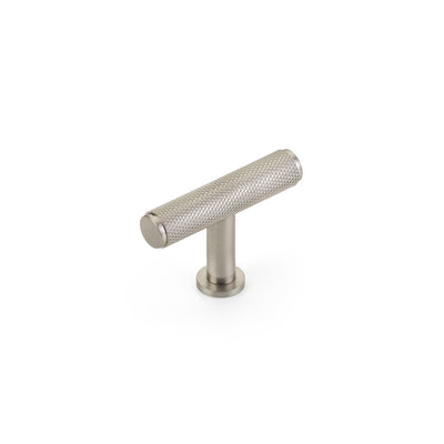 Schaub Pub House Knurled 2" Knurled T-Knob in Brushed Nickel