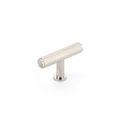 Schaub Pub House Knurled 2" Knurled T-Knob in Polished Nickel