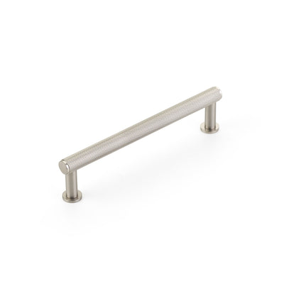 Schaub Pub House Knurled 5" C-C Knurled Pull in Brushed Nickel