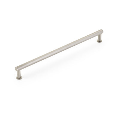 Schaub Pub House Knurled 10" C-C Knurled Pull in Brushed Nickel