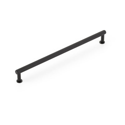 Schaub Pub House Knurled 10" C-C Knurled Pull in Matte Black