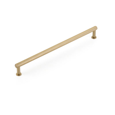 Schaub Pub House Knurled 10" C-C Knurled Pull in Signature Satin Brass