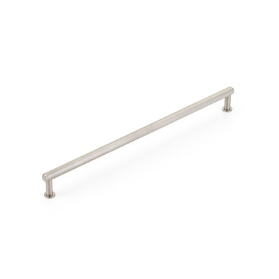 Schaub Pub House Knurled 12" C-C Knurled Pull in Brushed Nickel