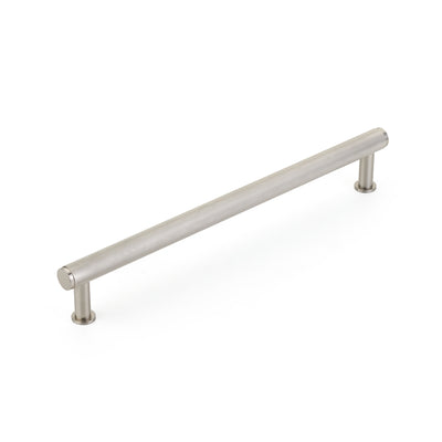 Schaub Pub House Knurled 12" C-C Knurled Appliance Pull in Brushed Nickel