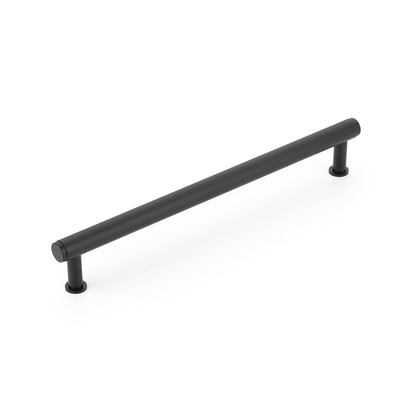 Schaub Pub House Knurled 12" C-C Knurled Appliance Pull in Matte Black