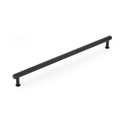 Schaub Pub House Knurled 18" C-C Knurled Appliance Pull in Matte Black
