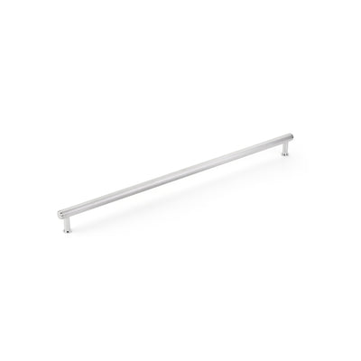 Schaub Pub House Knurled 24" C-C Knurled Appliance Pull in Polished Chrome