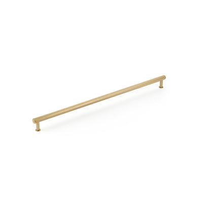 Schaub Pub House Knurled 24" C-C Knurled Appliance Pull in Signature Satin Brass