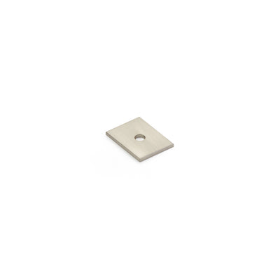 Schaub Pub House Backplates 1" x 3/4" Backplate For Knob in Brushed Nickel