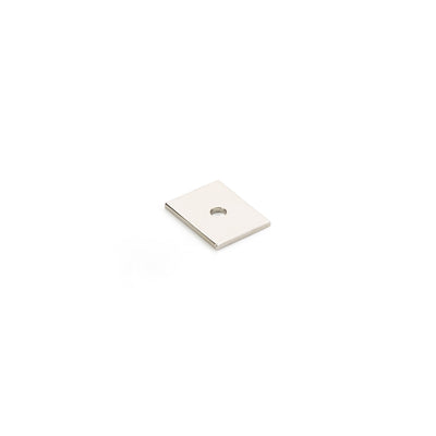 Schaub Pub House Backplates 1" x 3/4" Backplate For Knob in Polished Nickel