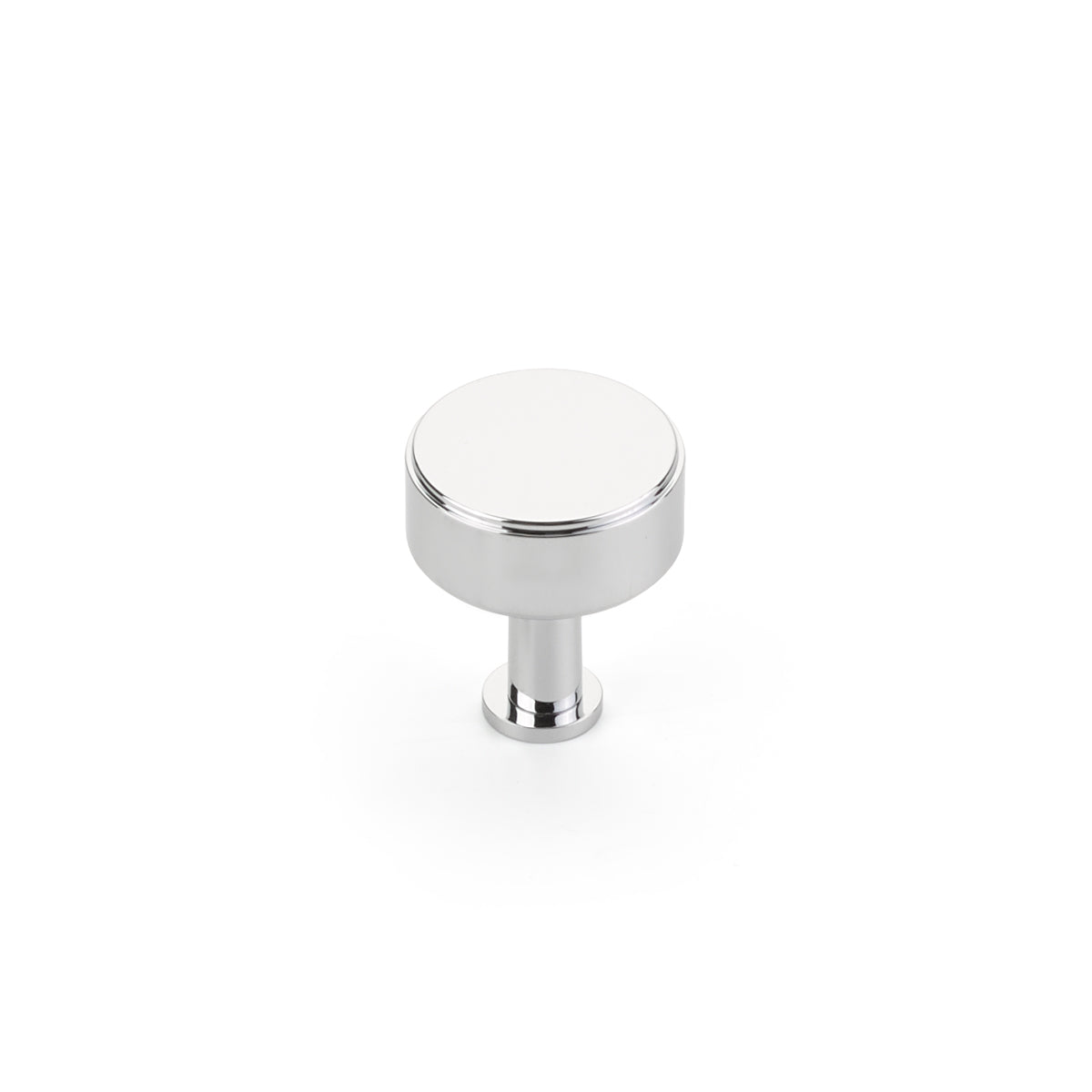 Schaub Pub House Smooth 1-1/4" Knob in Polished Chrome