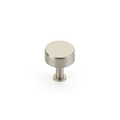 Schaub Pub House Smooth 1-1/4" Knob in Brushed Nickel