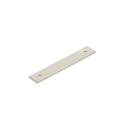 Schaub Pub House Backplates 3-1/2" C-C Backplate For Pull in Brushed Nickel