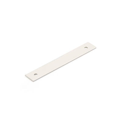 Schaub Pub House Backplates 4" C-C Backplate For Pull in Polished Nickel