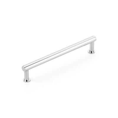 Schaub Pub House Smooth 6" C-C Pull in Polished Chrome