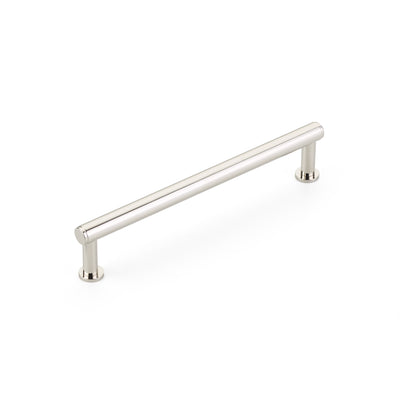 Schaub Pub House Smooth 6" C-C Pull in Polished Nickel