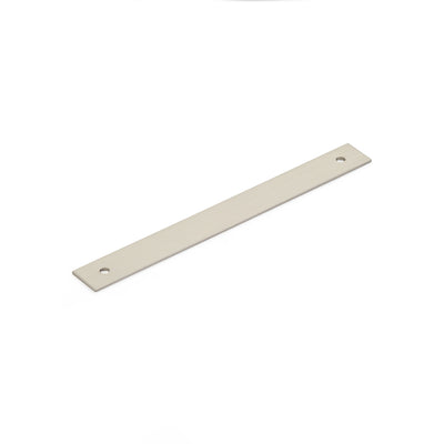 Schaub Pub House Backplates 6" C-C Backplate For Pull in Brushed Nickel