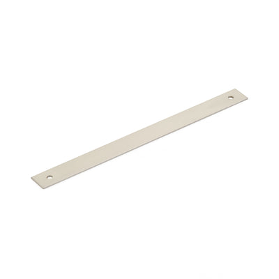 Schaub Pub House Backplates 8" C-C Backplate For Pull in Brushed Nickel