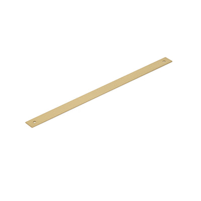 Schaub Pub House Backplates 12" C-C Backplate For Pull in Signature Satin Brass