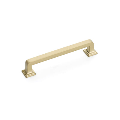 Schaub Menlo Park 5" C-C Pull in Signature Satin Brass