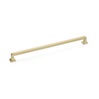 Schaub Menlo Park 12" C-C Pull in Signature Satin Brass