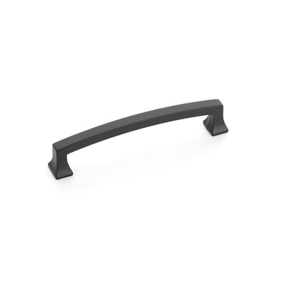 Schaub Menlo Park Arched 5" C-C Arched Pull in Matte Black