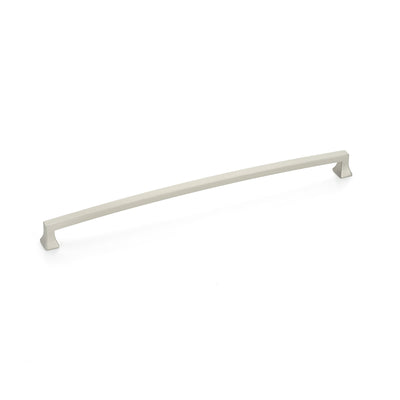 Schaub Menlo Park Arched 12" C-C Arched Pull in Satin Nickel