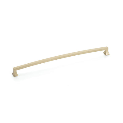 Schaub Menlo Park Arched 12" C-C Arched Pull in Signature Satin Brass