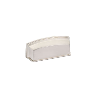 Schaub Menlo Park 3-1/2" C-C Cup Pull in Brushed Nickel