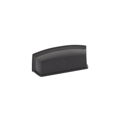 Schaub Menlo Park 3-1/2" C-C Cup Pull in Matte Black