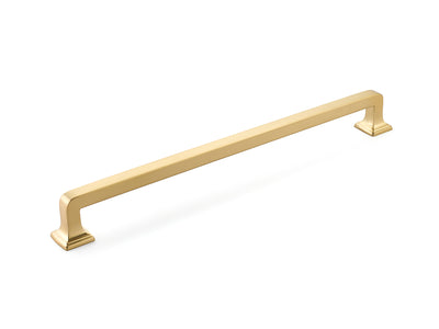 Schaub Menlo Park Appliance Pulls 15" C-C Appliance Pull in Signature Satin Brass