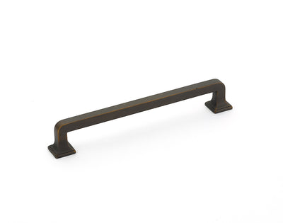 Schaub Menlo Park 6" C-C Pull in Ancient Bronze