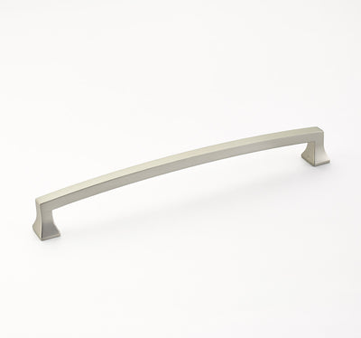 Schaub Menlo Park Arched 8" C-C Arched Pull in Satin Nickel