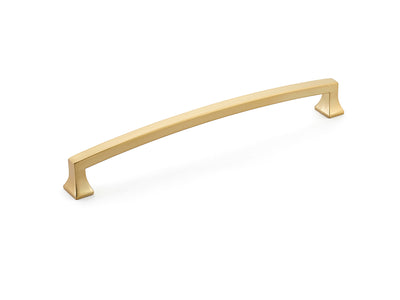 Schaub Menlo Park Arched 8" C-C Arched Pull in Signature Satin Brass
